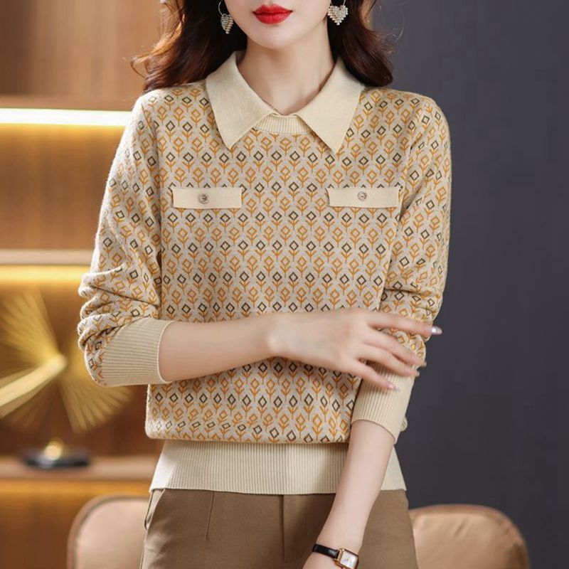 Short Chic Loose Pullover Floral Top