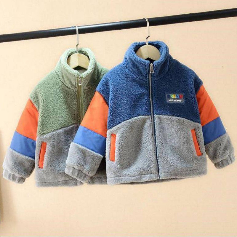 Polar Fleece Plus Velvet Thick Winter Children