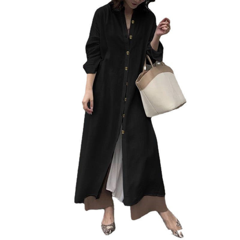 Chic Casual Print Hoodie Men's Long