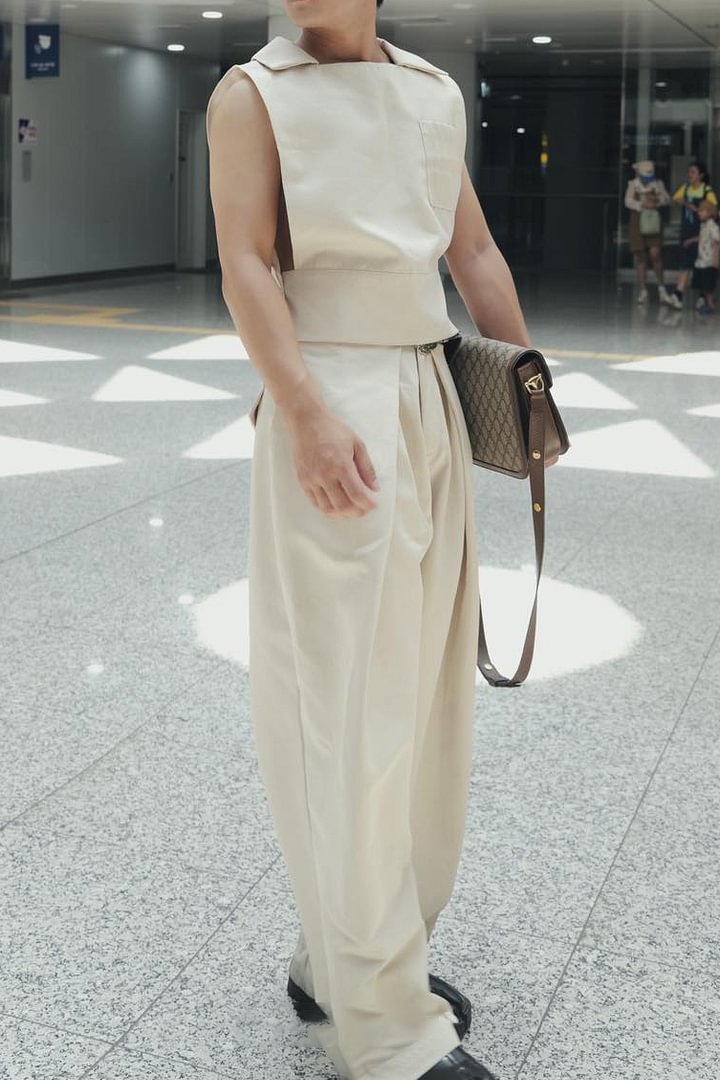 Urban Chic Loose Fit Vest & Trousers Set