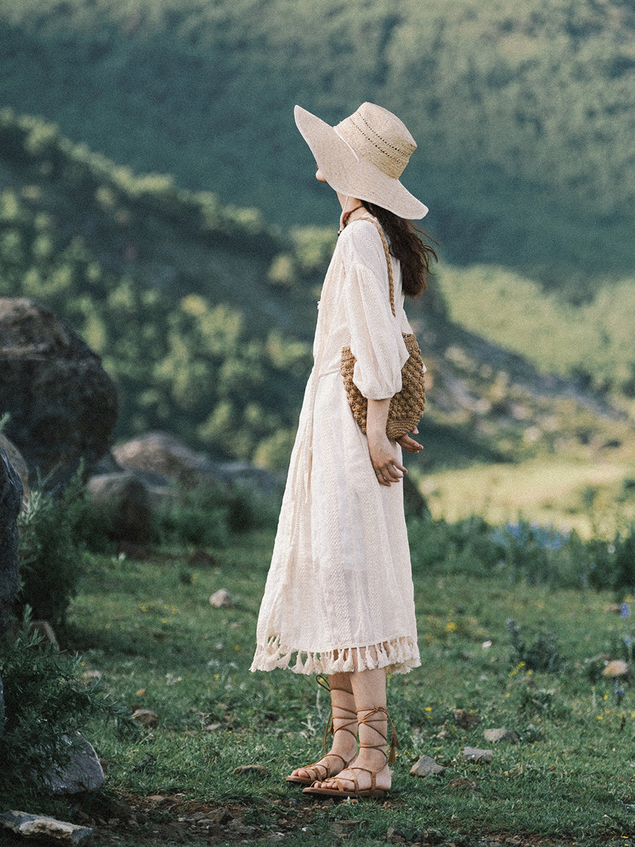 Heavy Two-piece Dress Boho Chic